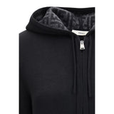 Fendi Black Cashmere Hoodie