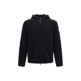 Moncler Black Wool Oves Aries Hoodie