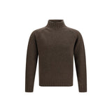 Aragona Cashmere Brown Cashmere Sweater