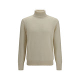 Aragona Cashmere White Cashmere Sweater