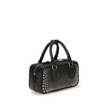 Miu Miu Black Calf Leather Bos Taurus Handbag