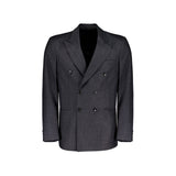 Autore Gray Wool Full-Length Jacket