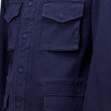 Autore Navy Blue Cotton Jacket