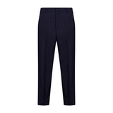 Autore Blue Wool Dress Pants