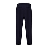 Autore Blue Wool Dress Pants