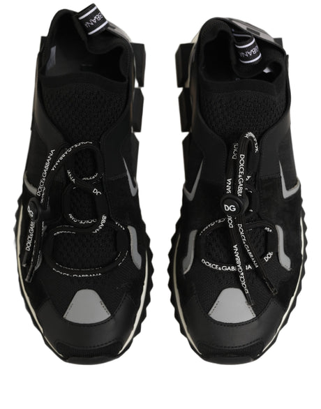 Dolce & Gabbana Black Sorrento Trekking Sneakers Men Shoes