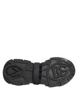 Dolce & Gabbana White Black Logo Airmaster Men Sneakers Shoes