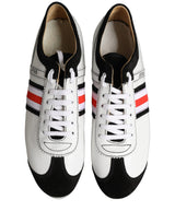 Dolce & Gabbana White Leather Japan Low Top Sneakers Shoes