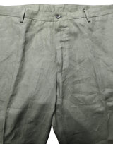 Dolce & Gabbana Gray Linen Tapered Men Dress Trouser Pants
