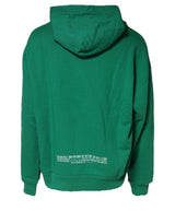 Dolce & Gabbana Green DGVIB3 Cotton Hoodie Sweatshirt Sweater