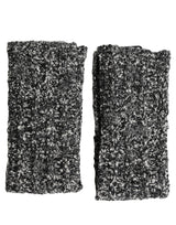 Dolce & Gabbana Sleeves Black Wool Blend Knitted Warmer Arm
