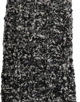 Dolce & Gabbana Sleeves Black Wool Blend Knitted Warmer Arm