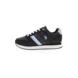 U.S. POLO ASSN. Black Polyester Men's Sneakers