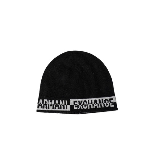 Armani Exchange Black Marabou Scarf