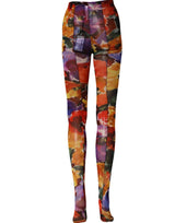 Dolce & Gabbana Multicolor Floral Nylon Tights Stockings Socks