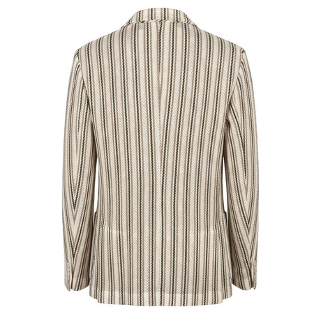 Roberto Pepe Luxury Beige Cotton Men Jacket