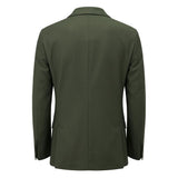 Roberto Pepe Luxury Green Viscose Men's Jacket