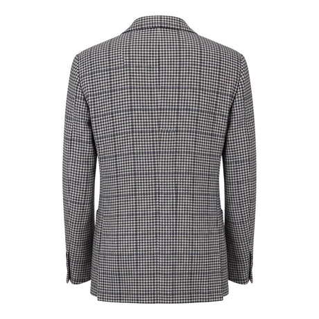 Roberto Pepe Luxury Blue Cotton Men Jacket