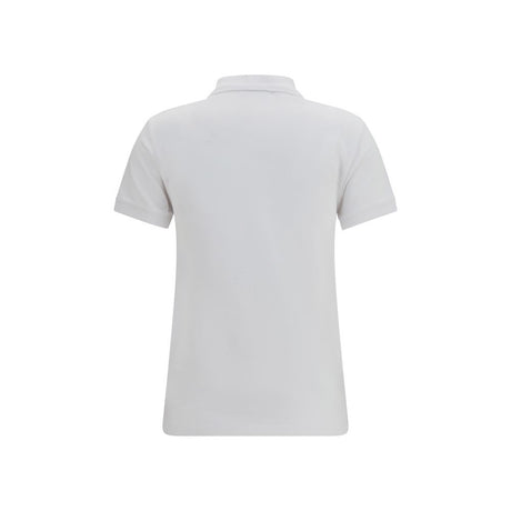 Maison Kitsuné White Cotton Polo Shirt