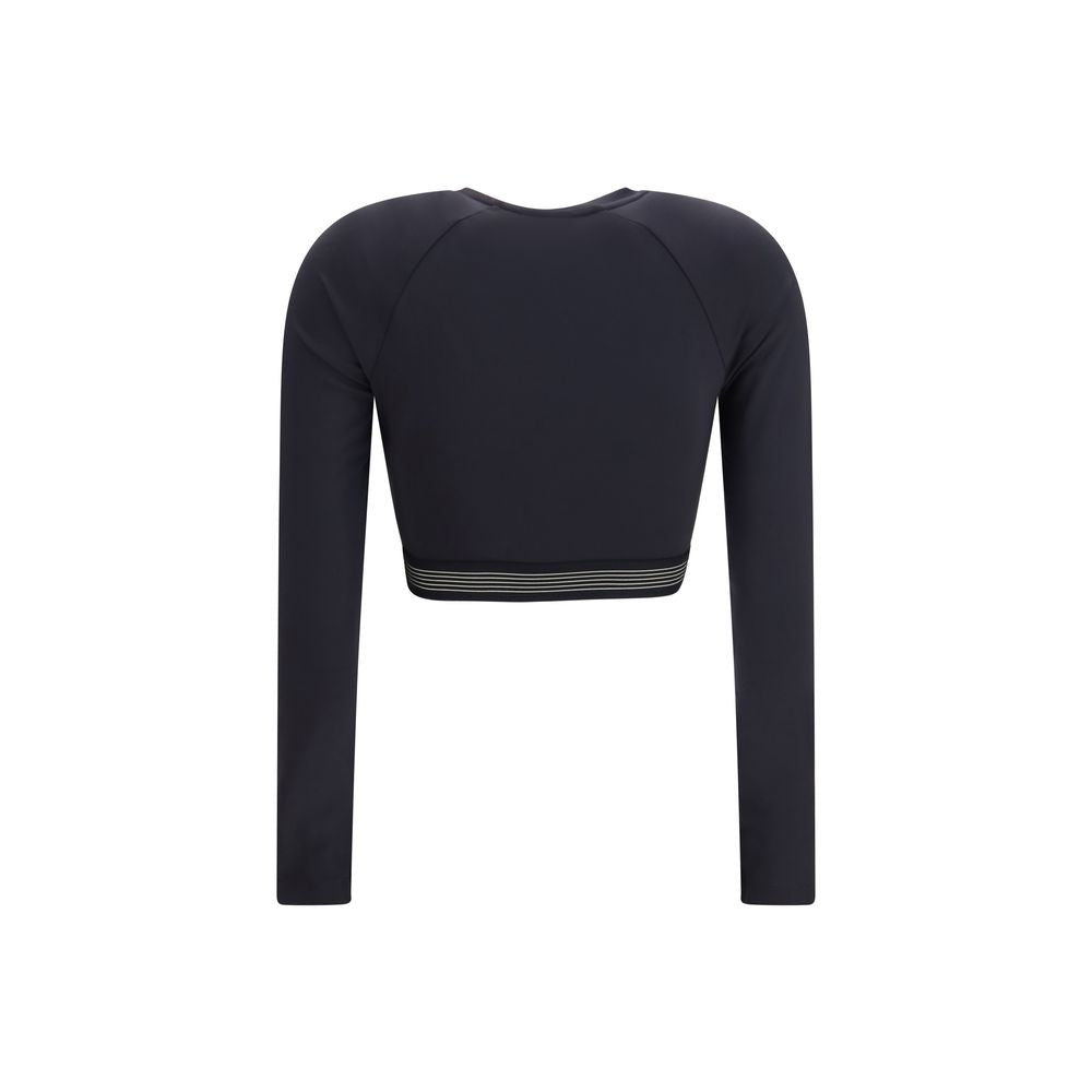 New Balance Black Recycled Polyester Longsleeve Shirt