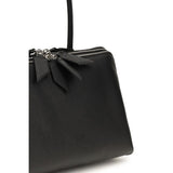 The Attico Black Calf Leather Bos Taurus Shoulder Bag