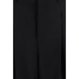 Dolce & Gabbana Black Wool Oves Aries Dress Pants