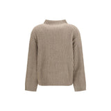 Brunello Cucinelli Beige Wool Oves Aries Turtleneck