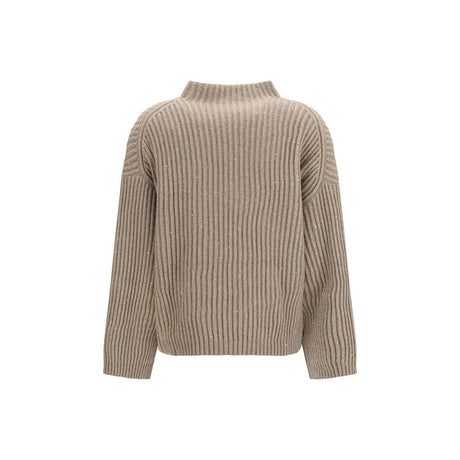 Brunello Cucinelli Beige Wool Oves Aries Turtleneck