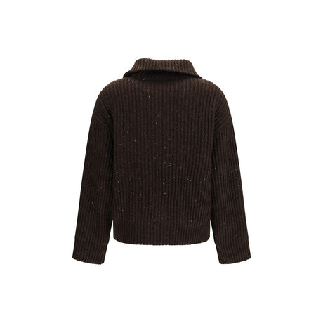 Brunello Cucinelli Brown Cashmere Sweatshirt
