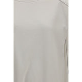 Brunello Cucinelli White Cotton Sweatshirt