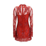 Blumarine Red Polyamide Cocktail Dress