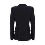 Alexander McQueen Black Acetate Blazer