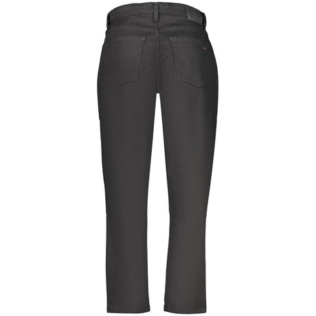 Tommy Hilfiger Black Cotton Women Jeans