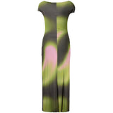 Desigual Green Polyester Casual Dress
