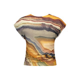 Desigual Beige Viscose Womens T-Shirt