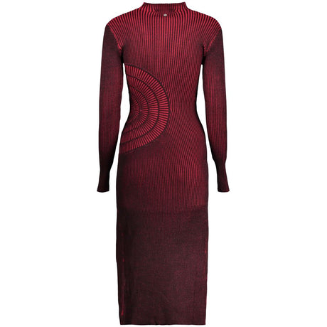Desigual Red Polyester Casual Dress