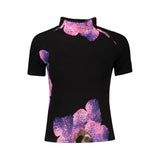 Desigual Black Elastane T-Shirt