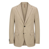 Roberto Pepe Luxury Beige Cotton Men Jacket