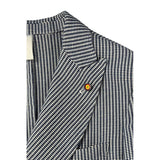 Roberto Pepe Luxury Blue Cotton Men Jacket