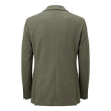 Roberto Pepe Luxury Green Cotton Men's Jacket