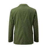 Roberto Pepe Luxury Green Cotton Men Jacket