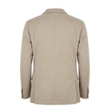 Roberto Pepe Luxury Beige Cotton Men's Jacket