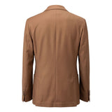 Roberto Pepe Luxury Brown Viscose Men's Jacket