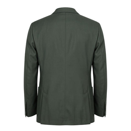 Roberto Pepe Luxury Green Wool Men Jacket