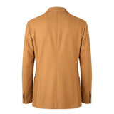 Roberto Pepe Luxury Brown Wool Men Jacket