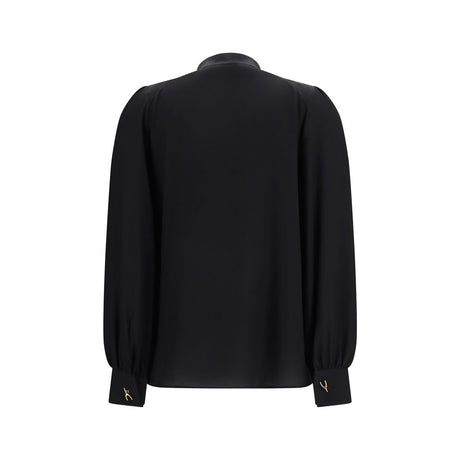 Alexander McQueen Black Silk Blouse