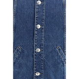 Brunello Cucinelli Blue Cotton Denim Jacket