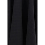 Lardini Black Wool Oves Aries Midi Skirt