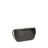 Tom Ford Black Calf Leather Bos Taurus Shoulder Bag