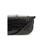 Tom Ford Black Calf Leather Bos Taurus Shoulder Bag